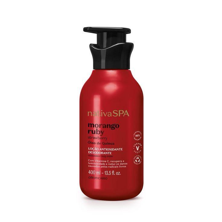 LOÇÃO CORPORAL HIDRATANTE NATIVA SPA MORANGO RUBY, 400ML Product Image